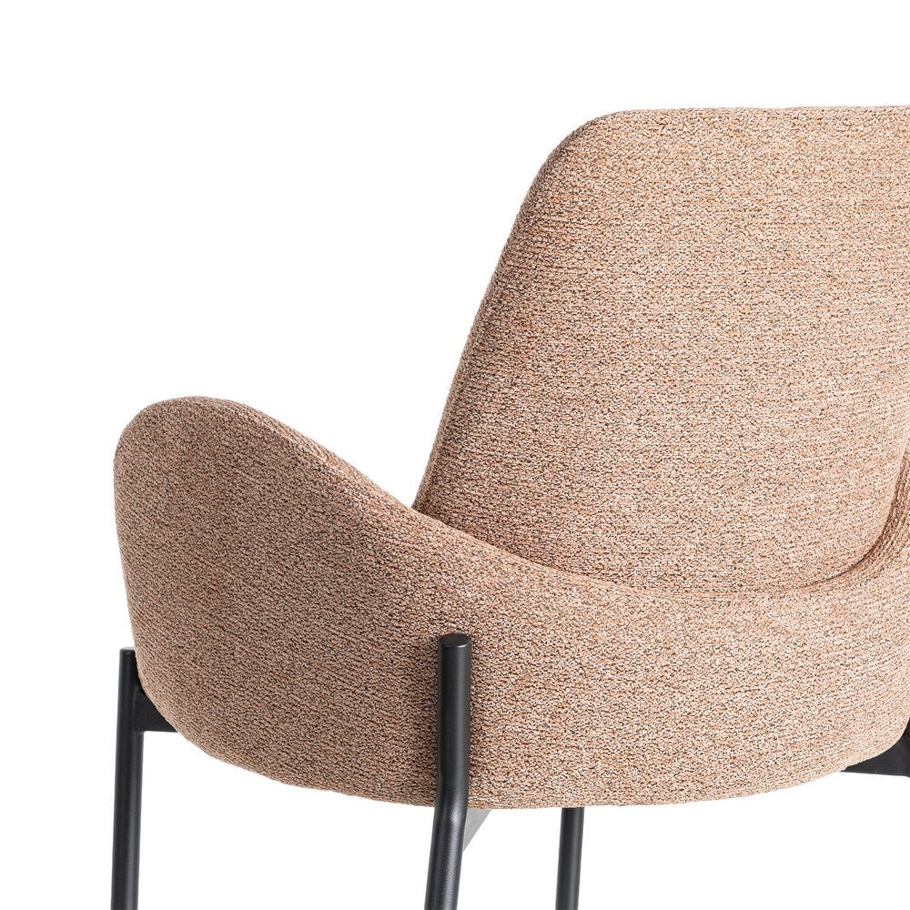 Silla Jaspeado Rosa Tejido-Metal Salón 56 X 57 X 84 Cm Silla Jaspeado Rosa Tejido-Metal Salón 56 X 57 X 84 Cm