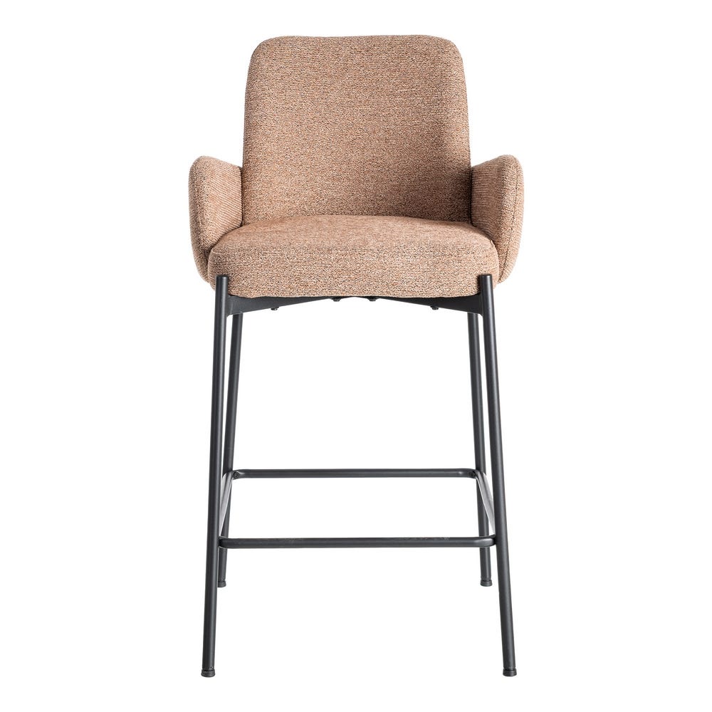 Taburete Jaspeado Rosa Tejido-Metal 48,50 X 48,50 X 95 Cm Taburete Jaspeado Rosa Tejido-Metal 48,50 X 48,50 X 95 Cm