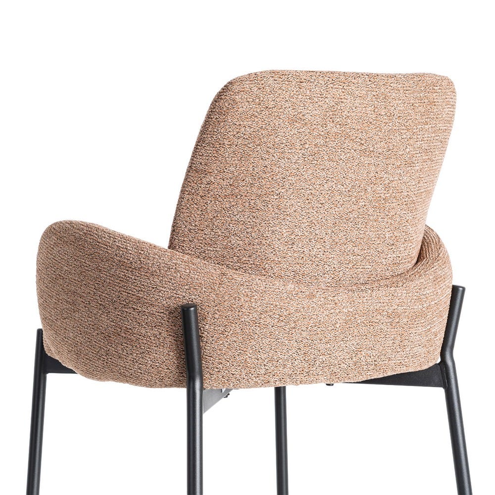 Taburete Jaspeado Rosa Tejido-Metal 48,50 X 48,50 X 95 Cm Taburete Jaspeado Rosa Tejido-Metal 48,50 X 48,50 X 95 Cm