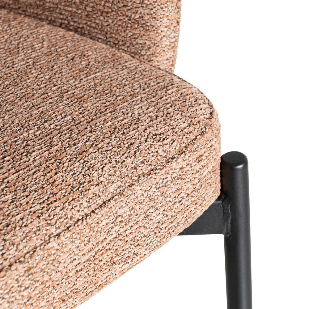 Taburete Jaspeado Rosa Tejido-Metal 48,50 X 48,50 X 95 Cm Taburete Jaspeado Rosa Tejido-Metal 48,50 X 48,50 X 95 Cm