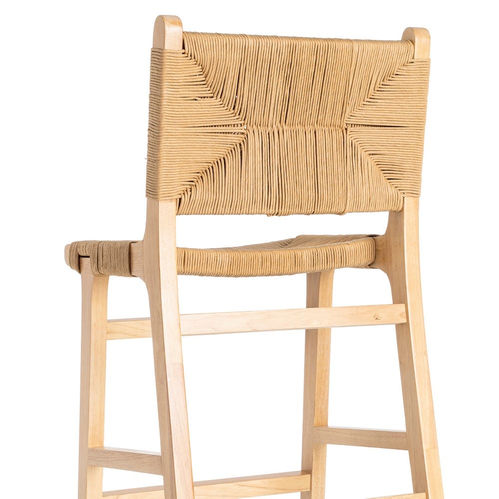 Taburete Natural Madera 45 X 46 X 94 Cm Taburete Natural Madera 45 X 46 X 94 Cm