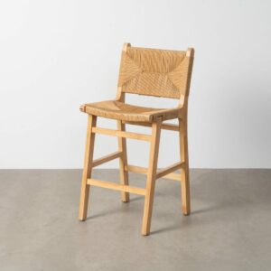 Taburete Natural Madera 45 X 46 X 94 Cm Taburete Natural Madera 45 X 46 X 94 Cm