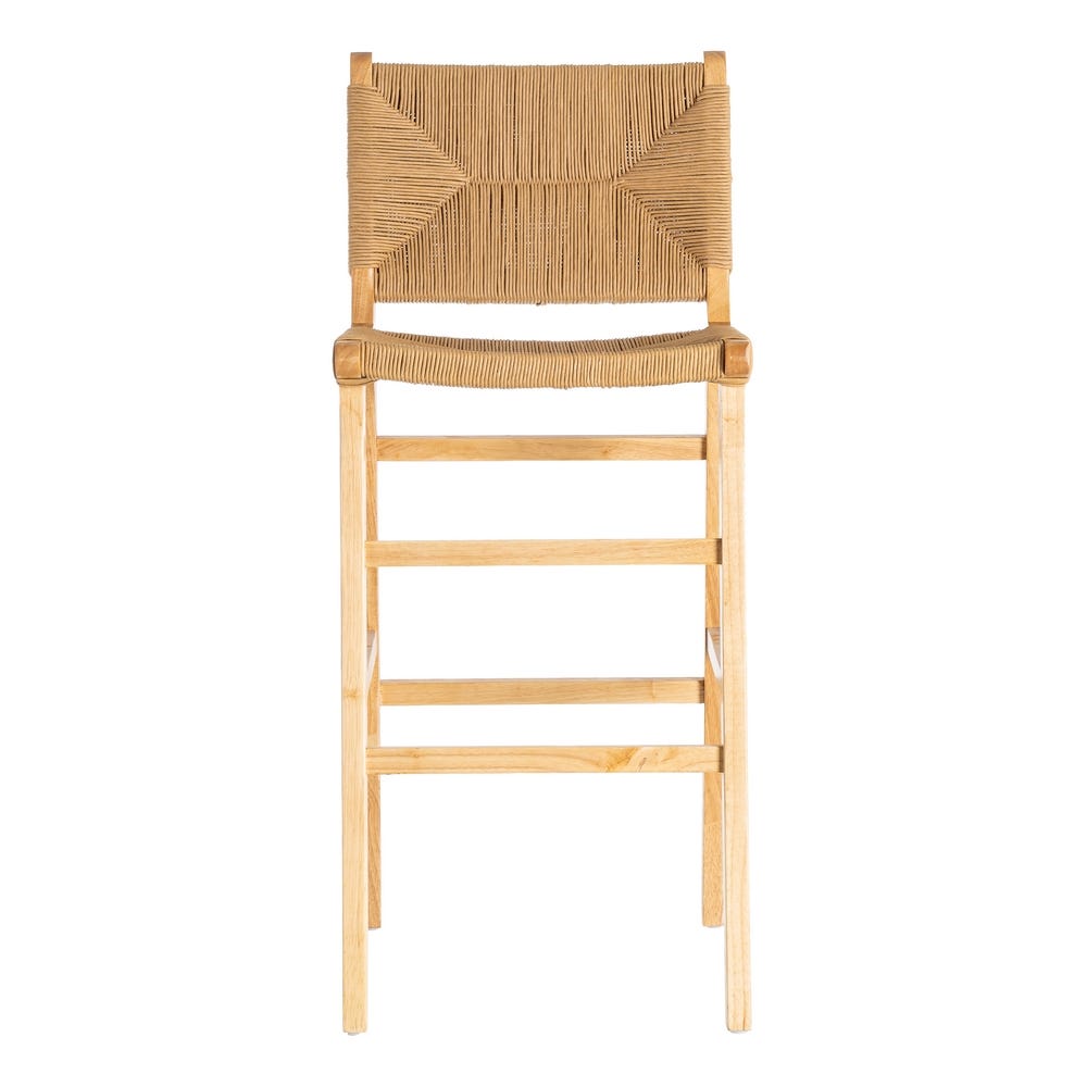 Taburete Natural Madera 45 X 46 X 106 Cm Taburete Natural Madera 45 X 46 X 106 Cm