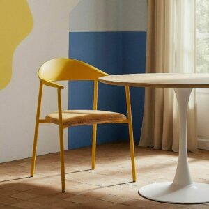 Silla Amarillo Pp Tejido 48,50 X 48,50 X 77 Cm