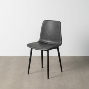 Silla Negro Metal / Simil Piel Silla Negro Metal / Simil Piel