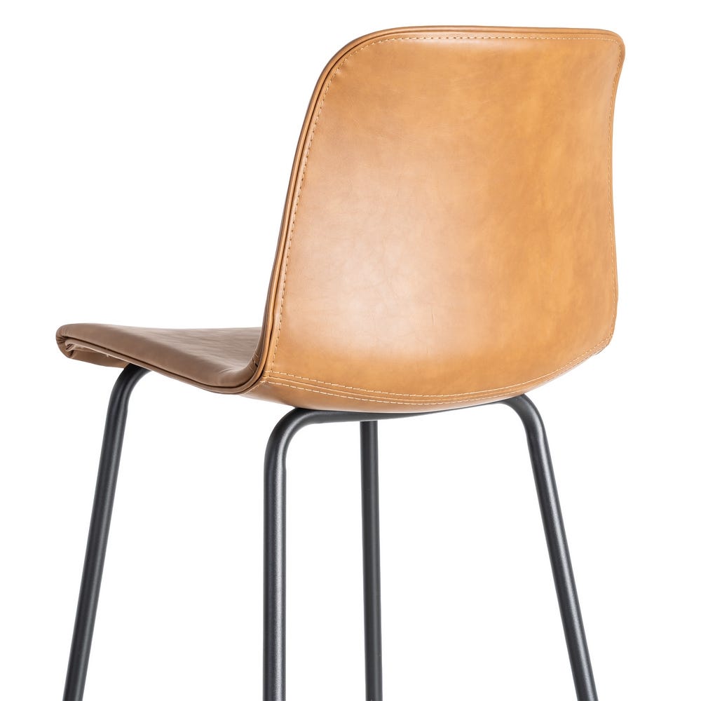 Taburete Camel Metal / Simil Piel 47 X 47 X 103 Cm Taburete Camel Metal / Simil Piel 47 X 47 X 103 Cm