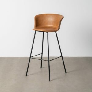 Taburete Camel Metal / Simil Piel 44,50 X 48,50 X 93,50 Cm