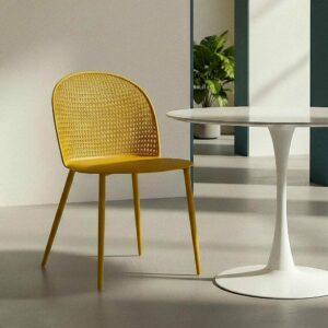 Silla Amarillo Pp-Metal Contract 51 X 46 X 80 Cm