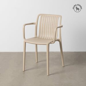 Silla Beige Polipropileno Exterior 53 X 50 X 77,50 Cm