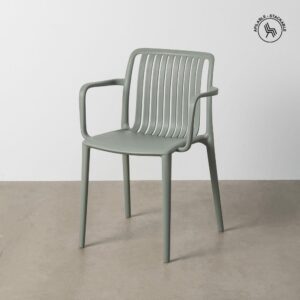 Silla Verde Polipropileno Exterior 53 X 50 X 77,50 Cm Silla Verde Polipropileno Exterior 53 X 50 X 77,50 Cm