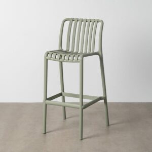 Taburete Verde Polipropileno Exterior 51 X 50 X 102 Cm Taburete Verde Polipropileno Exterior 51 X 50 X 102 Cm