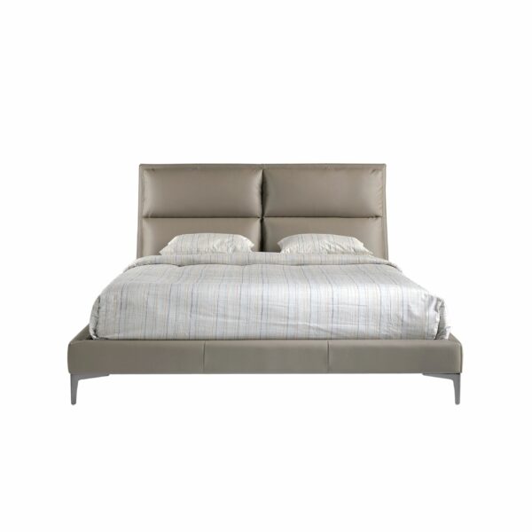 Cama polipiel color visón