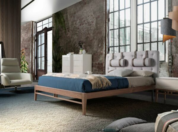 Chifonier madera beige y nogal