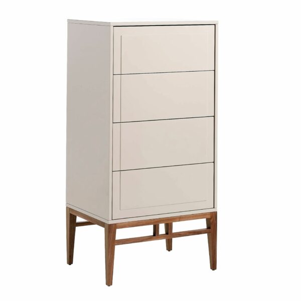 Chifonier madera beige y nogal