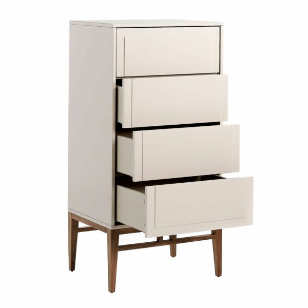 Chifonier madera beige y nogal