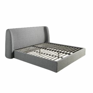 Cama tela color gris oscuro Cama tela color gris oscuro