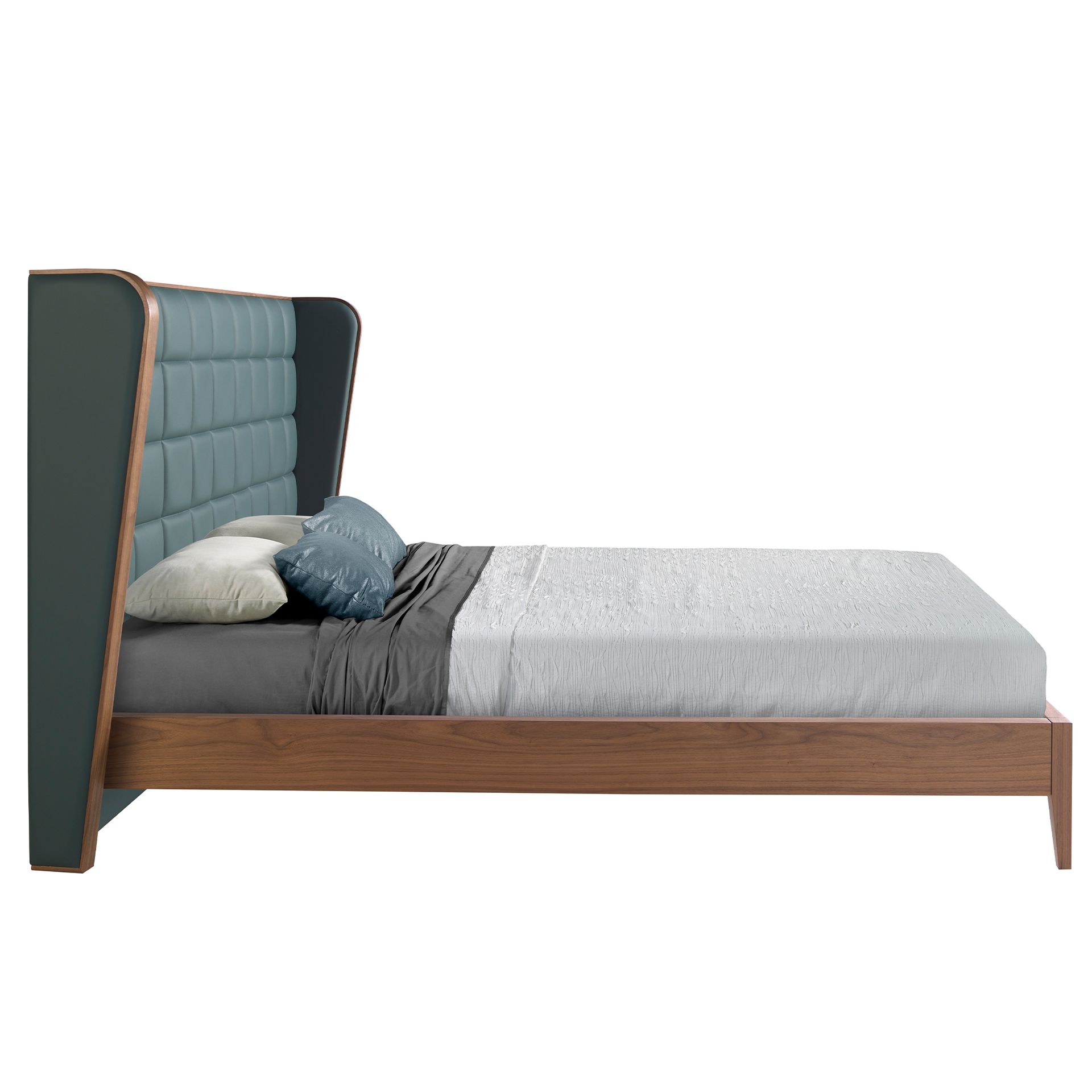 Cama polipiel color verde oscuro Cama polipiel color verde oscuro