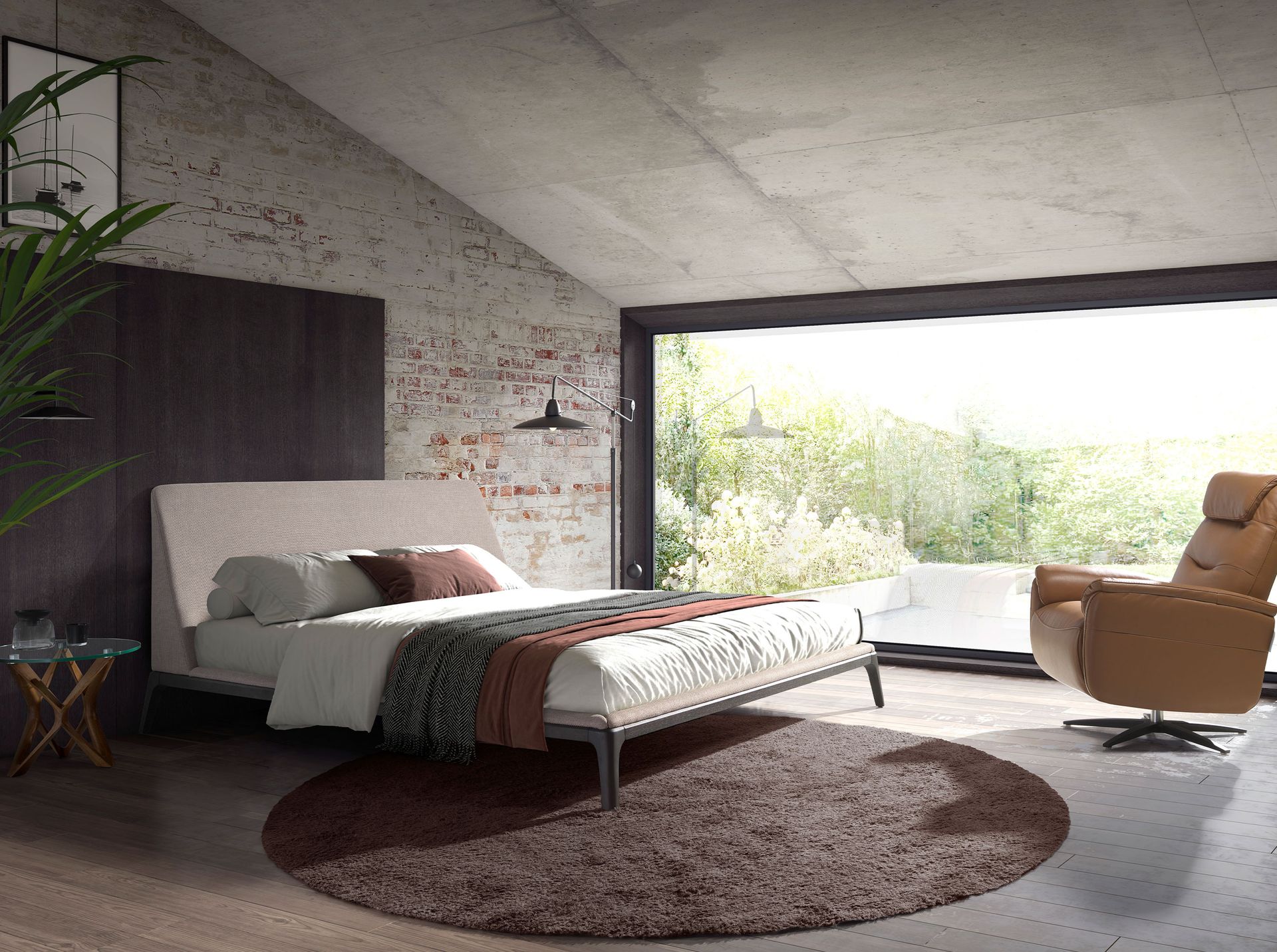 Cama tela color gris Cama tela color gris