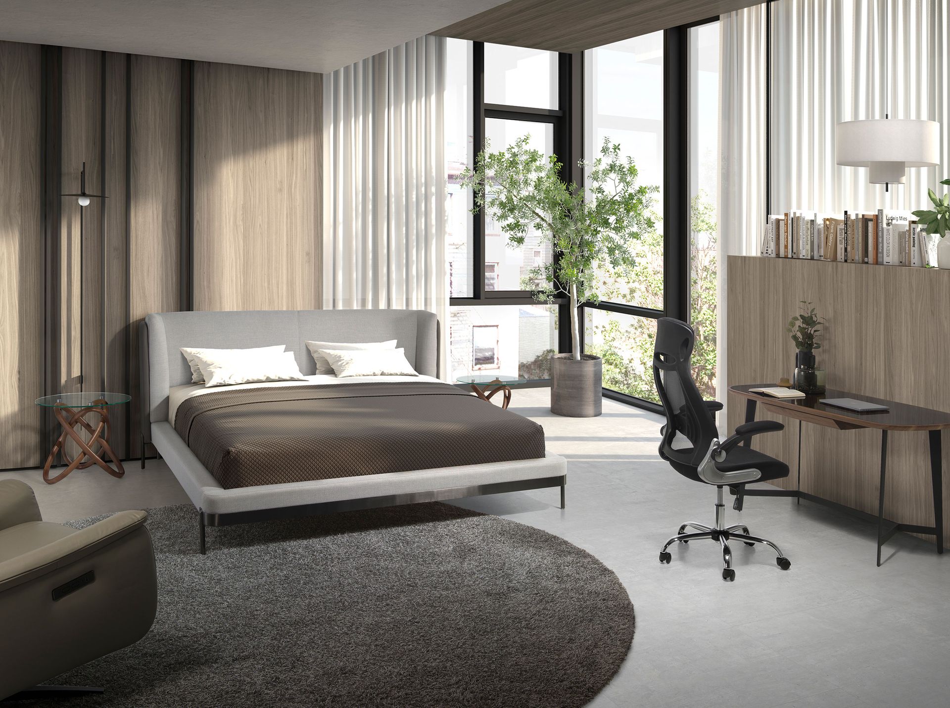 Cama tela color gris claro Cama tela color gris claro