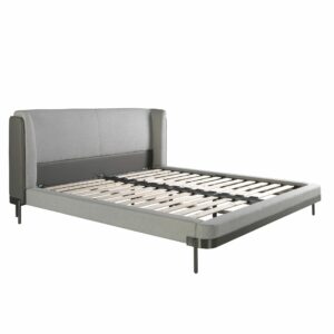 Cama tela color gris claro Cama tela color gris claro