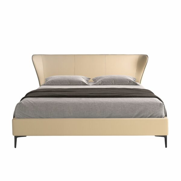 Cama polipiel color crema