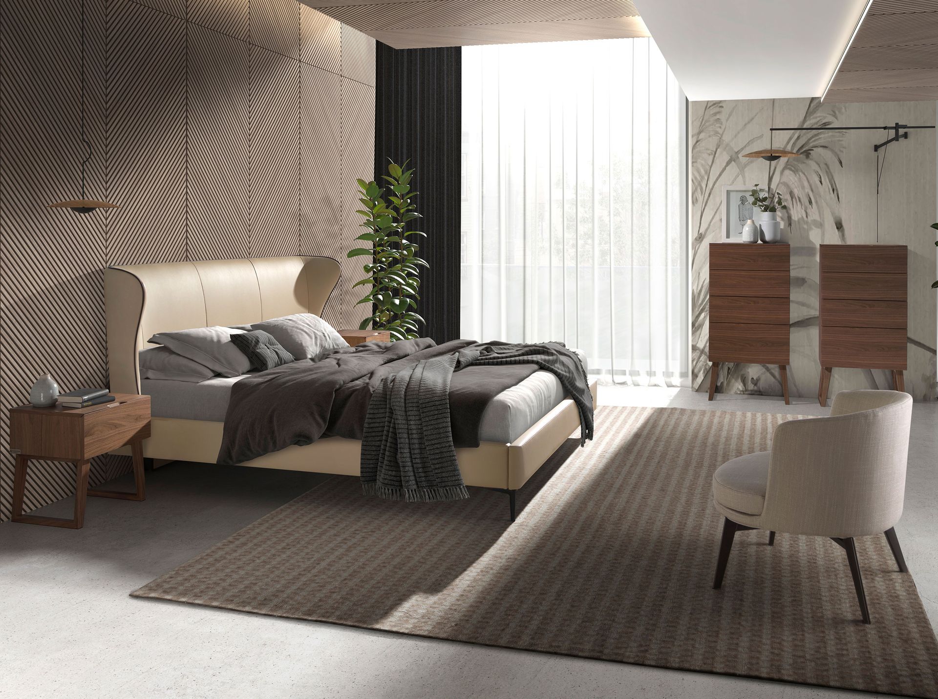 Cama polipiel color crema Cama polipiel color crema