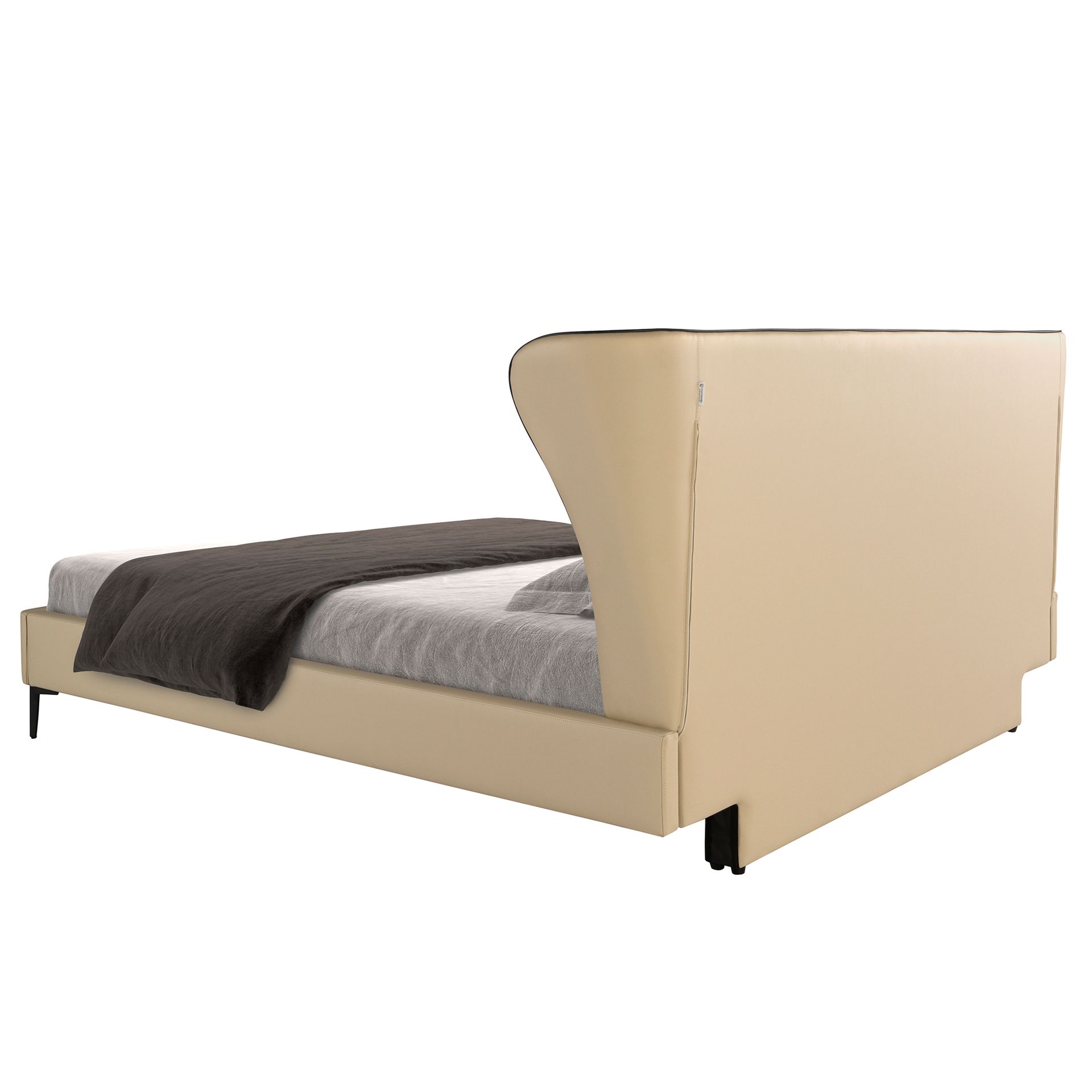 Cama polipiel color crema Cama polipiel color crema