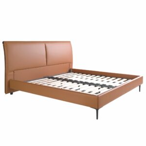 Cama polipiel color marrón Cama polipiel color marrón