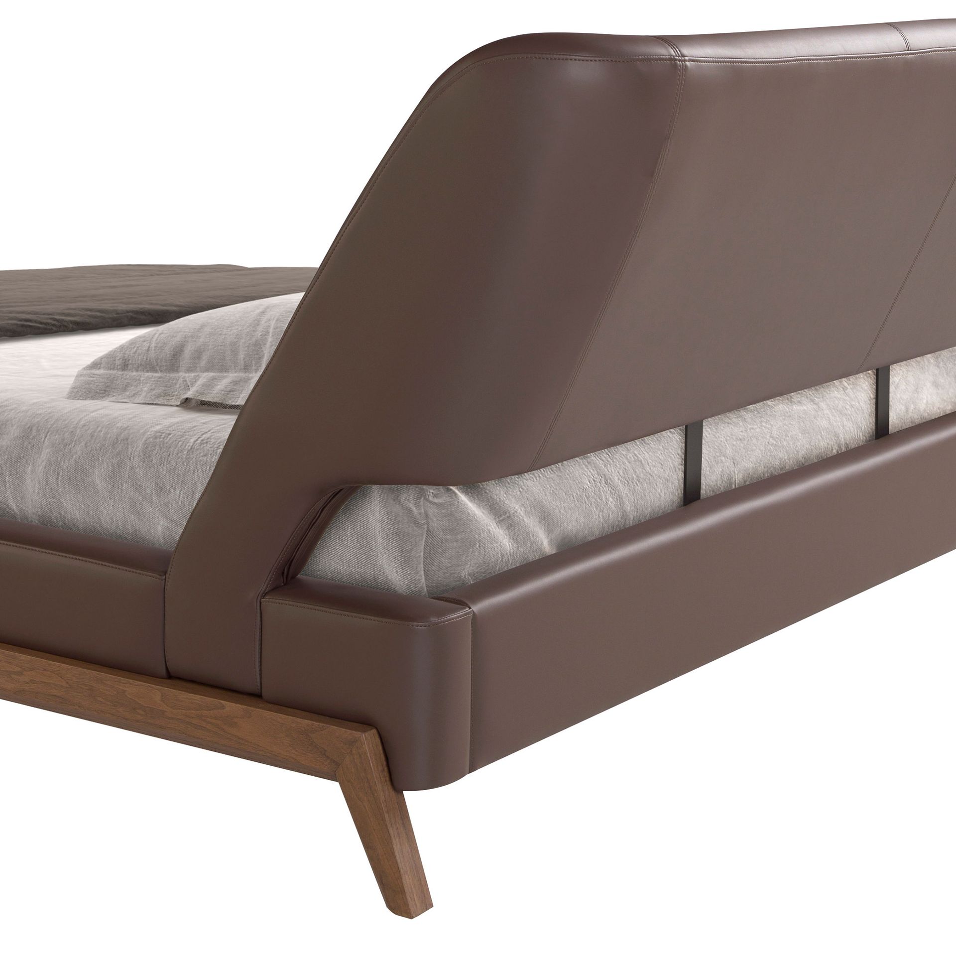 Cama polipiel color marrón chocolate Cama polipiel color marrón chocolate
