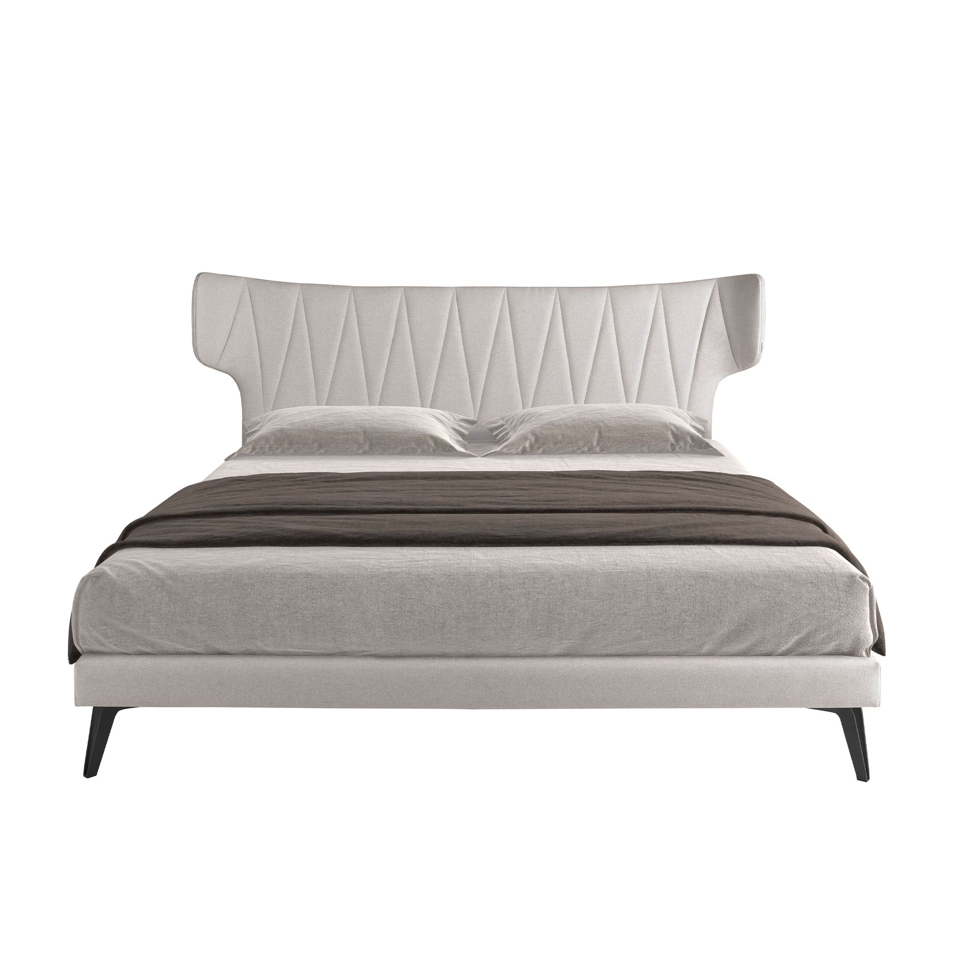 Cama tela color gris claro Cama tela color gris claro