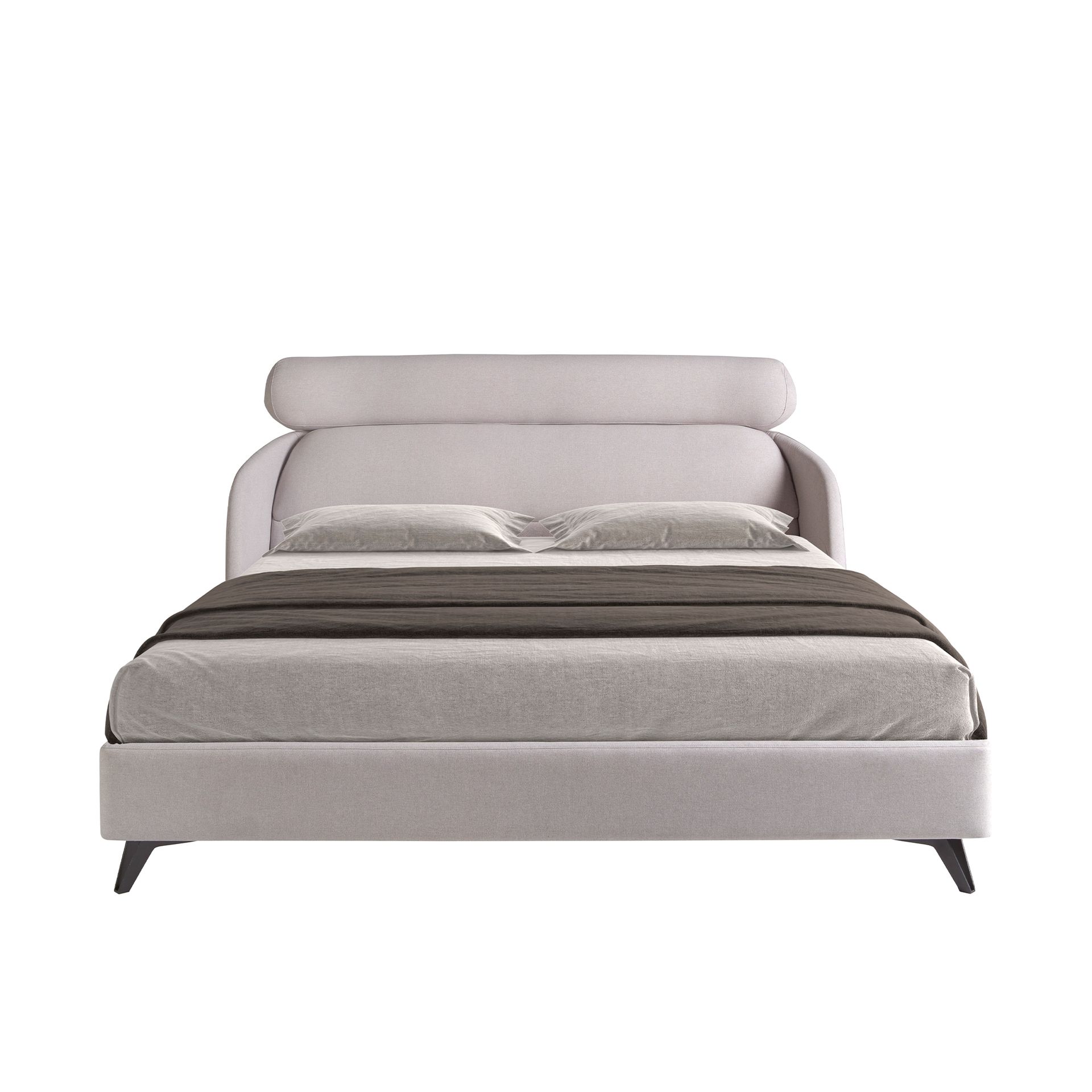 Cama tela color gris claro Cama tela color gris claro