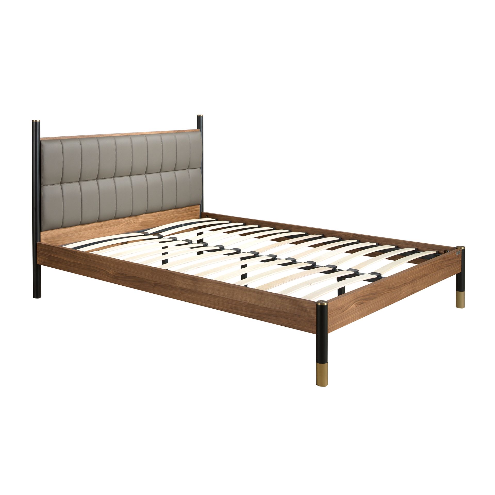 Cama polipiel color gris oscuro Cama polipiel color gris oscuro