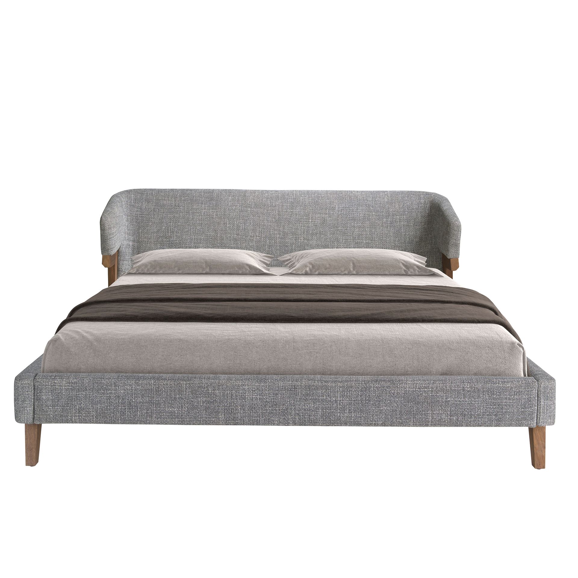 Cama tela color gris Cama tela color gris
