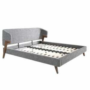 Cama tela color gris Cama tela color gris