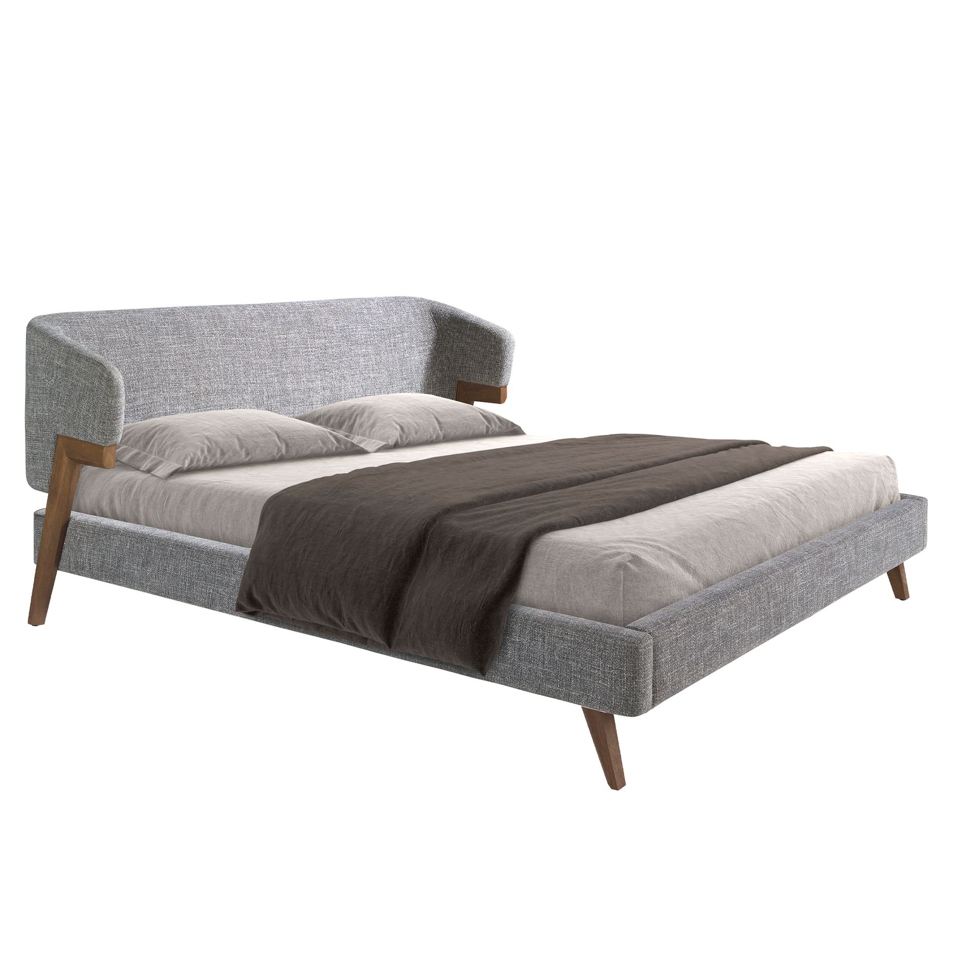 Cama tela color gris Cama tela color gris