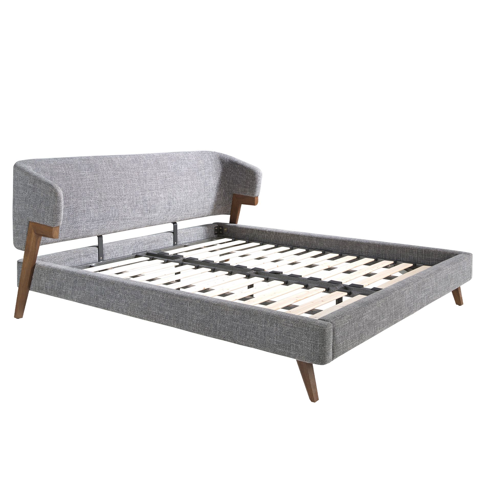 Cama tela color gris Cama tela color gris