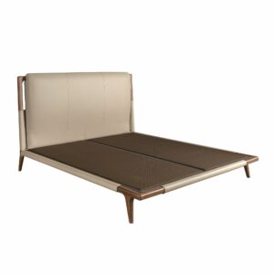 Cama polipiel color visón Cama polipiel color visón