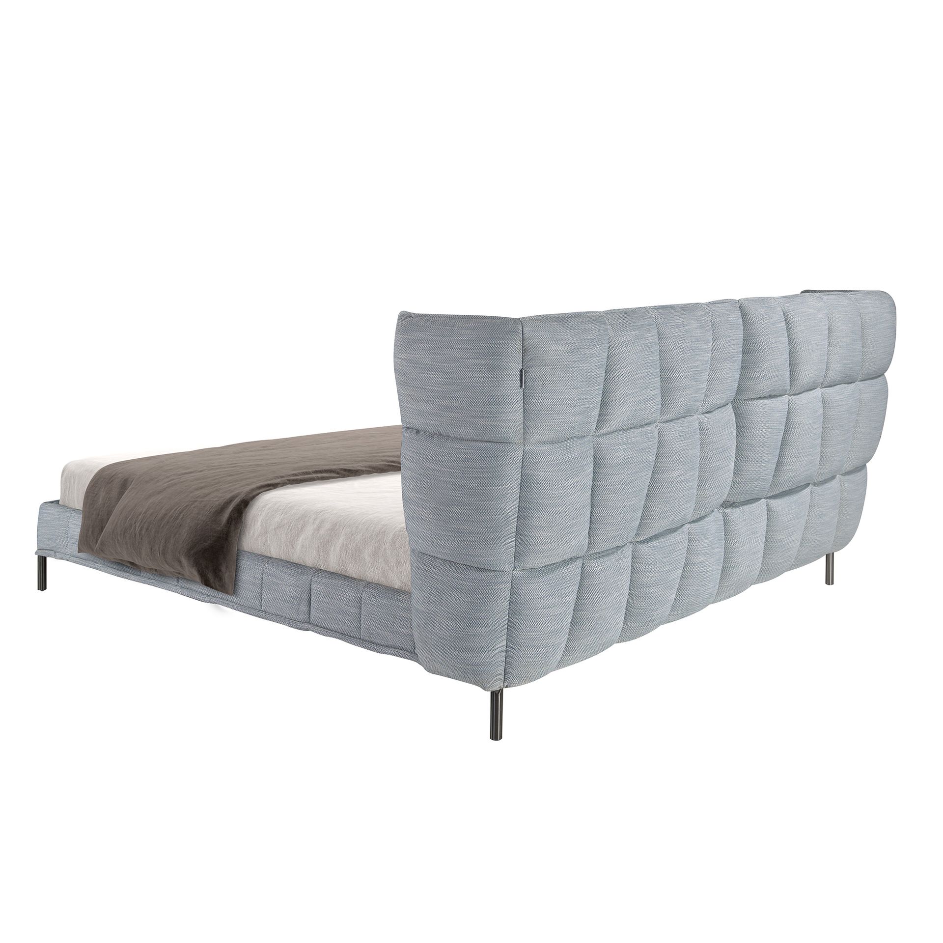 Cama tela color gris azulado claro Cama tela color gris azulado claro