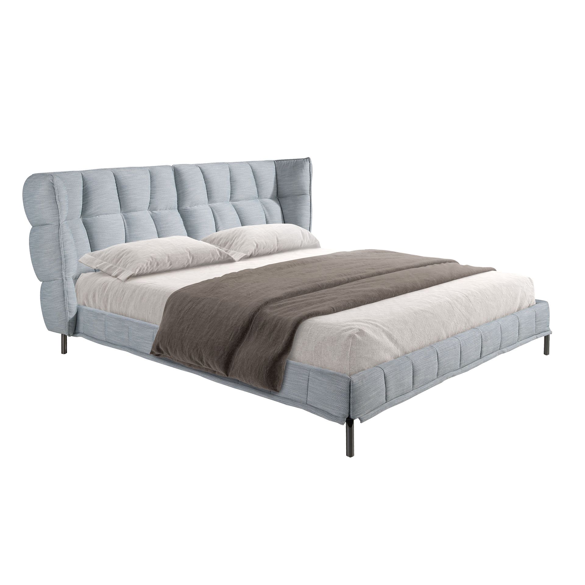 Cama tela color gris azulado claro Cama tela color gris azulado claro