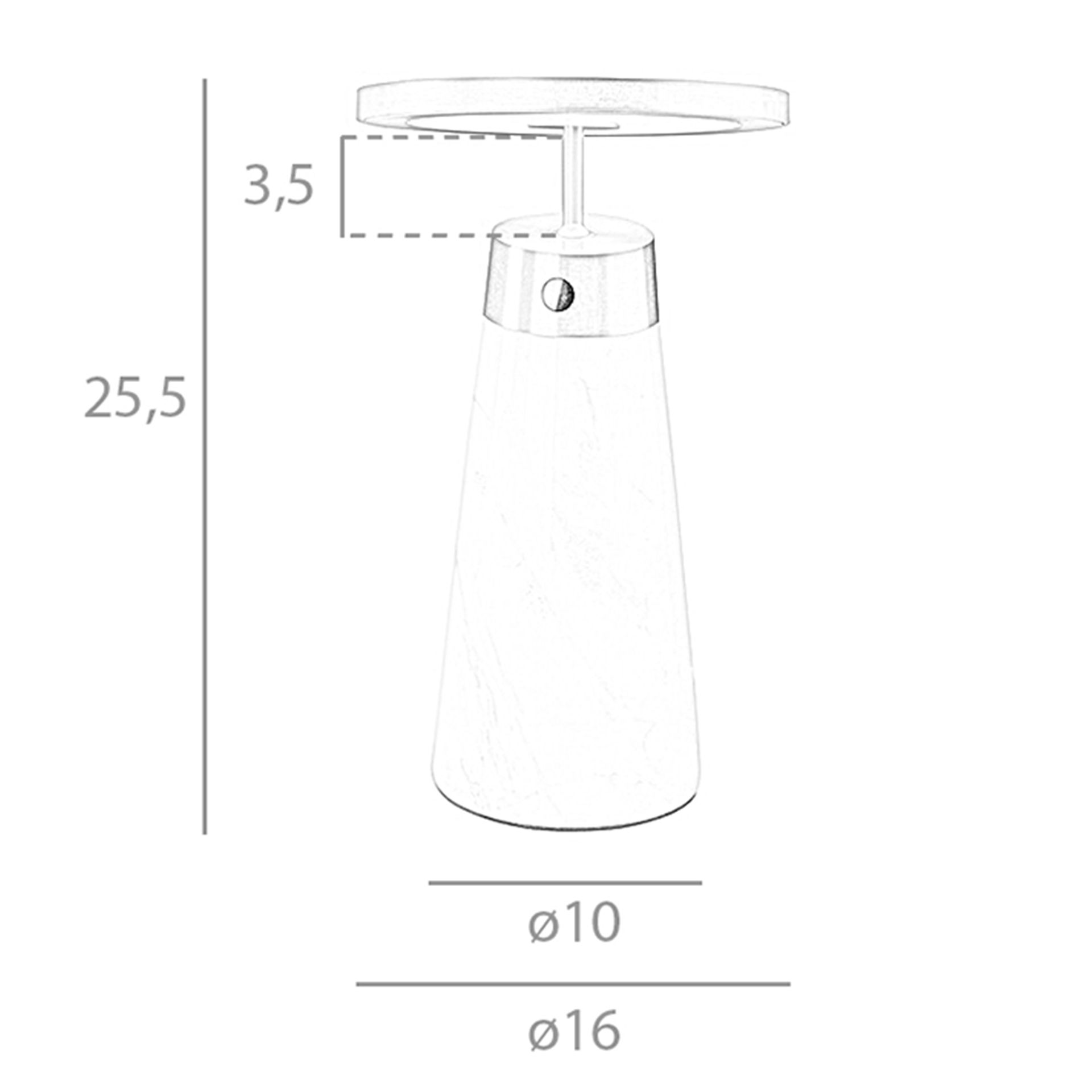 Lámpara de sobremesa mármol negro y acero dorado Lámpara de sobremesa mármol negro y acero dorado