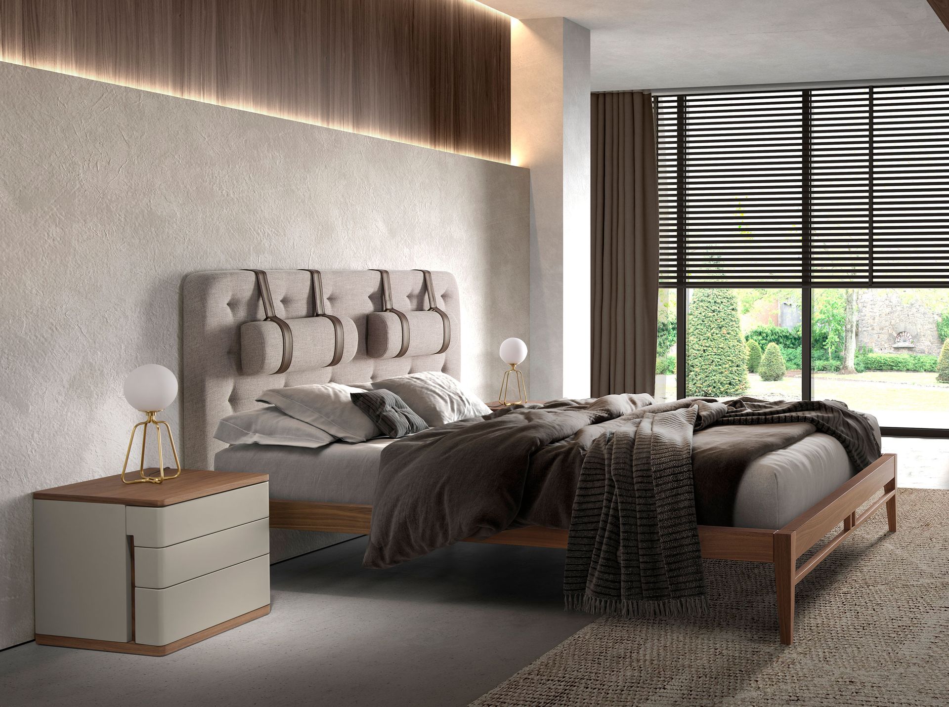 Lámpara de sobremesa acero dorado y cristal blanco Lámpara de sobremesa acero dorado y cristal blanco