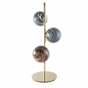 Lámpara de sobremesa en acero inoxidable Lámpara de sobremesa en acero inoxidable