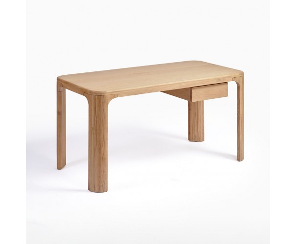 Escritorio de roble natural con cajón Escritorio de roble natural con cajón