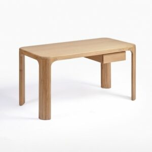 Escritorio de roble natural con cajón