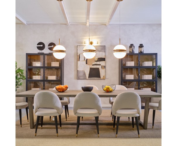 Mesa rectangular de madera para exterior Mesa rectangular de madera para exterior - Imagen 4