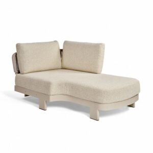 Chaise lounge cuerda y tapizado arena Chaise lounge cuerda y tapizado arena