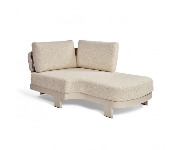 Chaise lounge cuerda y tapizado arena Chaise lounge cuerda y tapizado arena - Imagen 5