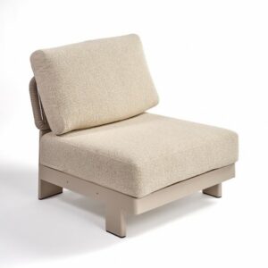 Módulo central sofá JAMAICA cuerda y tapizado arena Módulo central sofá JAMAICA cuerda y tapizado arena