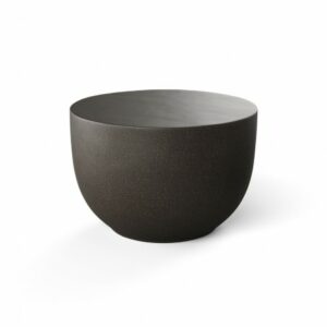 Mesa de centro pequeña fibra de vídrio color grafito