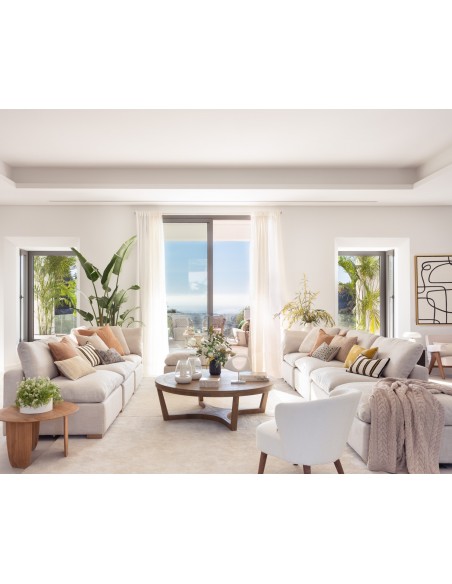 Mueble de centro redonda acabada roble natural Mueble de centro redonda acabada roble natural